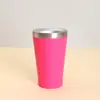 Copo térmico em formato de trompete de aço inoxidável 304 para uso transfronteiriço, copo de café simples de 140ml para casa, escritório, copo de carro portátil