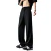 Marca Retro de Moda Ropa de Alta Gama Pantalones Vaqueros Occidentales con Caída para Hombre Otoño 2026 Nuevos Pantalones Largos Casuales Americanos Sueltos de Pierna Ancha