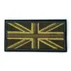 Bandera de la Unión Bandera Bordada Pegatina de Tela Brazalete Decoración para Mochila Parche Cuadrado Insignia Táctica de Moral Velcro