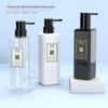 Materiais de Embalagem de Shampoo e Condicionador de 250ml do Fabricante, Frasco de Loção Corporal Cosmética, Frasco Quadrado de Loção com Bomba de 500ml
