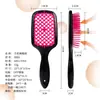 Peine para Masaje de Piel de Peine Hueco Peine de Malla Hogar Cabello Peine para el Cabello Forma Esponjosa Peine Hueco Peine de Masaje