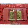 Año Nuevo, Año del Caballo, Pegatinas para Teléfono de Oro Puro, Princesa Rica, Por Favor Trae Riqueza, Pegatinas de Tarjeta Dorada de Tesoro, Hojuelas de Oro, Pequeños Regalos