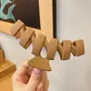 Pinza de Garra de Felpa de Gama Alta para el Cabello Verano 2025 para Mujeres Pinza de Tiburón Accesorio para el Cabello para la Parte Posterior de la Cabeza Pasador Tocado Pinza de Felpa para el Cabello