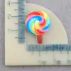 Funda para Teléfono Móvil Pegamento Crema DIY Pasador Accesorios de Resina Juguete de Comida Dulce Simulación Piruleta Llavero DIY Venta al por Mayor