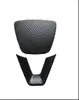Parche Decorativo para Volante Adecuado para la Nueva Versión del Modelo Y/3 de Tesla Patrón de Fibra de Carbono Anti-Rayaduras Accesorios de Modificación Interior