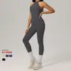 Especial Europeo y Americano Transfronterizo Amazon Especializado en Monos Halter con Copas en el Busto Chicas Calientes Europeas y Americanas Monos de Yoga Ajustados de Alta Elasticidad