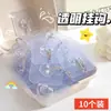 Ganchos adhesivos fuertes, no requieren taladro, transparentes y sin dejar rastro, adecuados para puertas de cocina, paredes de baño y pueden soportar peso
