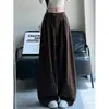 Pantalones relajados estilo japonés para mujer, modelo nuevo otoño 2026, tiro alto, corte holgado, adelgazantes, casuales, de pierna curva