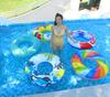 Venta al por mayor de fábrica Haiyun 1 m anillo de natación grande engrosado adulto salvavidas anillo flotante alquiler anillo de natación con asa