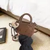 Bolso de Mano Retro Versátil con Estampado de Leopardo Nuevo para Otoño e Invierno para Mujer Bolso Cruzado para Niños Bordado de Gato de Gama Alta de Nicho para Viajes Cotidianos Moderno