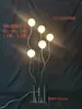 Novos adereços de casamento borboleta de ferro pássaro guia de estrada salão de casamento decoração de palco T layout de lâmpada de chão luminosa