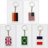 Abanicos Decorativos Creativos de Regalo, Banderas de Varios Países, Banderas de Estrellas, Colgantes de Llavero de Acrílico, Regalos y Recuerdos