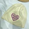 Moda Coreana Carta de Amor Chapéu Empilhado Crianças Celebridade da Internet Doce Fresco Rosto Pequena Bolsa Chapéu Casual Versátil Chapéu de Frio Tendência