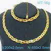 Pulseira de moda multicamadas de aço inoxidável com múltiplos fios hip-hop corrente osso de cobra titânio conjunto feminino masculino corrente osso de cobra colar