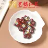 Llavero de Madera Pintada de Caballo del Zodiaco con Colgante de Borla, Colgante de Caballo del Año de Palo de Rosa, Cadena para Teléfono de Caballo de Sándalo Yiming Xianyuan