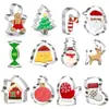 12 Moldes para Galletas de Navidad Acero Inoxidable Campana Árbol de Navidad Molde para Pastel de Fondant Herramientas para Hornear Anillo para Mousse Galletas