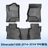Adecuado para Silverado1500 2014-2019 Tapetes de Piso TPE Material 3D para Todo Clima
