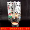 Candelabro europeo directo de fábrica estilo navideño producción hueca diseño libre producción de artesanías de metal venta al por mayor