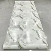 Rolo de Adesivo de Parede de Mármore Imitação Azulejo Autoadesivo Decoração de Parede para Esconder Fundo Feio da Sala de Estar Papel de Parede à Prova d'Água e à Prova de Umidade
