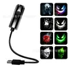 Lámpara Proyector Luz Nocturna USB Calavera Murciélago Papá Noel Decoración Habitación de Fiesta Proyector Cielo Estrellado del Universo