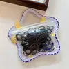 Lindo set de goma para el cabello de colores gruesas y desechables para bebés, empaquetado en bolsa de dibujos animados, que no dañan el cabello, directo del fabricante