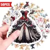 Compra directa transfronteriza de 50 pegatinas vintage estilo palacio para decorar cuadernos, fundas de teléfono y equipaje