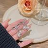 Pendientes Exquisitos de Plata S925 con Aguja de Plata, Circonita y Perla, Estilo Nicho Versátil y Sencillo, Pendientes de Lujo Ligero de Alta Gama para Mujer
