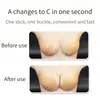 Almofadas de Silicone Líquido para Seios Sabor Manga, Lingerie Push-Up, Leve, Fina, Sem Costura, Almofadas de Sutiã Anti-Queda Peça Única Atacado
