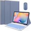 Funda con teclado Bluetooth y ranura para lápiz para Samsung Galaxy Tab S6 Lite 10.4 P620 (2024)