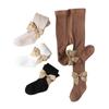 Leggings de Malla Delgada para Niños de Primavera y Verano con Lazo Medias para Bebé y Niños Calcetines para Niñas Calcetines de Fondo
