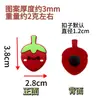 Serie de Frutas Calzado Tipo Clogs Desmontable Transfronterizo Accesorios de Flor para Zapatos Goma Suave de PVC Zapatos de Jardín Hebillas Decorativas Venta al por Mayor