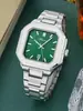 Reloj para Hombre Cuadrado Simple Moda Hombre Cuarzo Correa de Acero Reloj Fabricante Venta al por Mayor Dropshipping Reloj de Cuarzo
