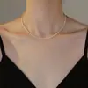 Bestseller Básico Shijia collar de perlas pequeñas para bebé lujo ligero moda de alta gama collar para clavícula en realidad cadena versátil para suéter