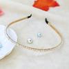 Tiara estilo coreano estilo francês super fada acessórios de cabelo metal strass grampo de cabelo borboleta borda fina simples acessórios de cabelo para ocasiões tiara atacado