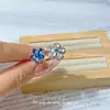 Anillo de Colorido Dopamina de Verano Nuevo, Estilo Exquisito y Dulce, Anillo Creativo y Personalizado de Nicho de Gama Alta