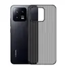 Para Xiaomi 14Ultra Funda de Teléfono Transparente con Raya Corrugada de Cobertura Total 13Pro Simple Ultradelgada Resistente a Rayones Cubierta Anti-caídas