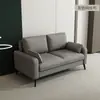 Sofá para Apartamento Pequeño Más Vendido Sofá Moderno Sencillo de Tela Técnica Sofá para Apartamento de Alquiler Sofá de Cuero Resistente a Arañazos de Gato