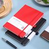 Libreta de Correa Transfronteriza Personalizada Patrón de Tela Engrosada Línea Horizontal Negocios Oficina Libro de Mano Traje Cuaderno de Cuero