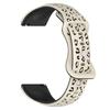 Adequado para Samsung Huawei Huami Jiaming Homem Pequeno Cintura Dupla Cor Leopardo Silicone Strap 12/16/18/20 / 22mm