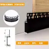 Rodapié Empotrado de Aleación de Aluminio con Yeso Pre-Empotrado, Zoclo de Piso en Forma de L, Rodapié Metálico Empotrado Invisible Oculto en Forma de H