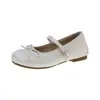 Zapatos Mary Jane de estilo dulce que aumentan la altura para mujer, nuevo modelo 2026, bailarinas suaves con lazo, adecuados para combinar con faldas