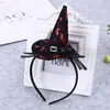 Diadema de Halloween Calabaza Fiesta Sombrero de Bruja Suministros Decorativos Diadema Clásica de Telaraña Sombrero de Bruja Accesorios para el Cabello
