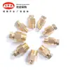 Conector de manguera deslizante Anillo de férula Conexión directa Distribuidor del circuito de aceite Conector de cobre Boquilla de aceite de paso directo Tarjeta interna PD de paso directo