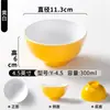 Louça de Melamina Tigela Pequena para Uso Comercial em Restaurantes, Tigela de Sopa, Tigela de Arroz, Porcelana de Imitação Bicolor Tigela para Molho de Mergulho de Loja de Hot Pot
