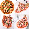 Manta Burrito Transfronteiriça Manta Pizza Estampada Digitalmente Manta de Cochilo de Flanela Manta Tortilla Dupla Face