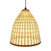 Lámpara de Farol Tejido de Bambú Anti-Bambú para PC Luz Colgante Impermeable Luz LED para Colgar en Árboles Luz Decorativa de Ambiente Interior Luz Decorativa Tejida de Bambú para Exteriores