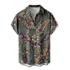 Camisa de Manga Corta Nueva de Venta Caliente para Hombre Vacaciones en Hawái Llamas Impresión 3D Casual Versátil Top para Hombre 2024