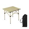 Juego de Mesa y Sillas Plegables para Camping Personalizado Mesa Portátil Enrollable Tipo Huevo Picnic al Aire Libre Puesto de Camping Juego de Mesa y Sillas Cuadradas