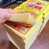 Bilhetes de Loteria Grandes com Estampagem Dourada, Papel Grosso e Duro, Dinheiro Fantasma, Dinheiro de Papel, Yuanbaos de Papel para Queimar, para Aniversários, para o 7º Dia do 7º Mês, para Visitar Túmulos, para Oferendas no Festival Qingming