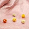 Cuentas de Barril de Uñas Doradas Hebilla Hebilla Estilo Chino Hecho a Mano Cheongsam Vestido Tang Botones Decorativos de Resina Personalizados